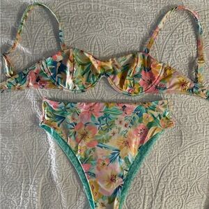 Floral Billabong Bikini Set